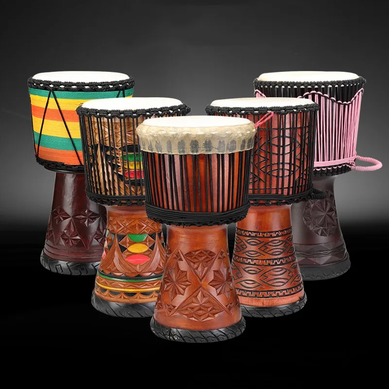 Musical Instrument Indian - Tambor africano de caoba Djembe de