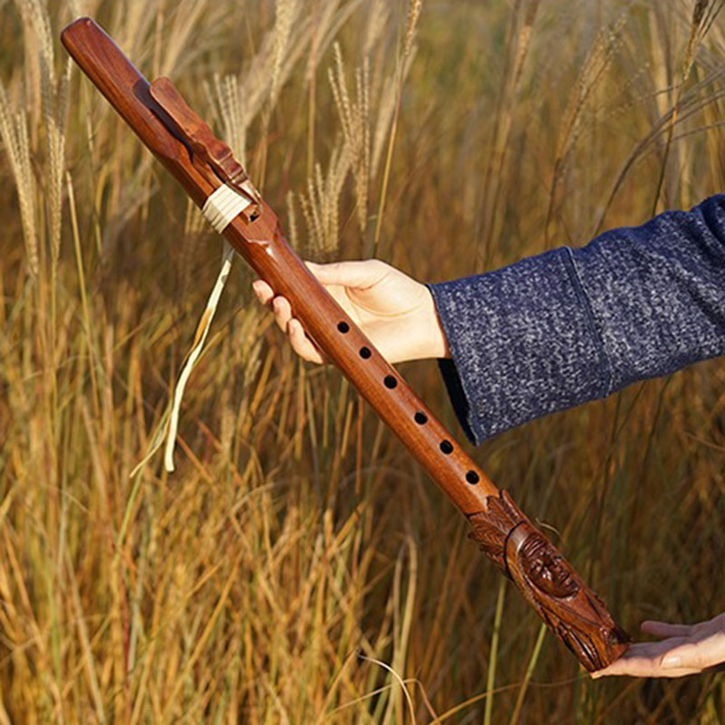 Musical Instrument Indian - Flauta india de madera, flauta de