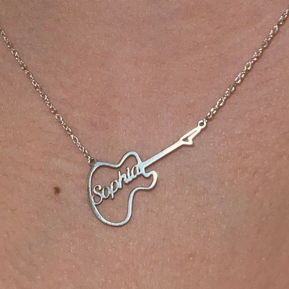 Collar personalizado con símbo - Musical Instrument With Names reseña y precio