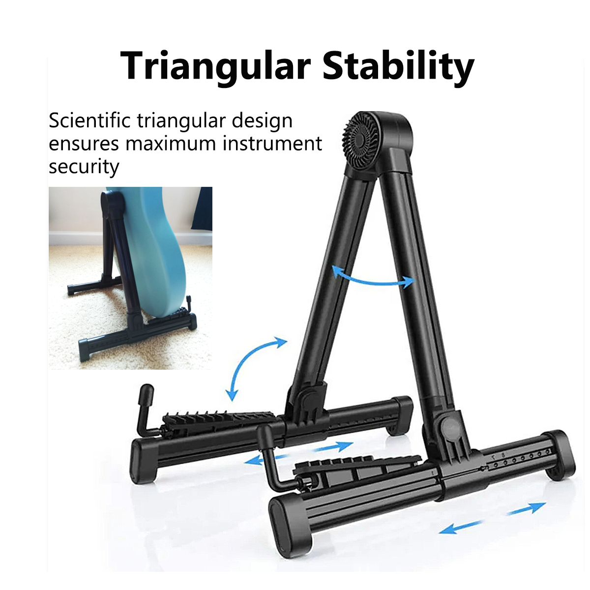 Soporte Plegable para Guitarra - Musical Instrument Types reseña y precio