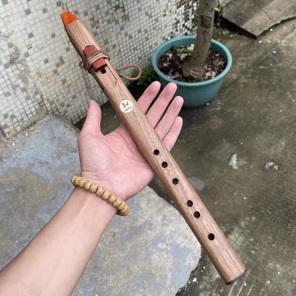 Flauta vertical de madera con  - Musical Instrument Indian reseña y precio