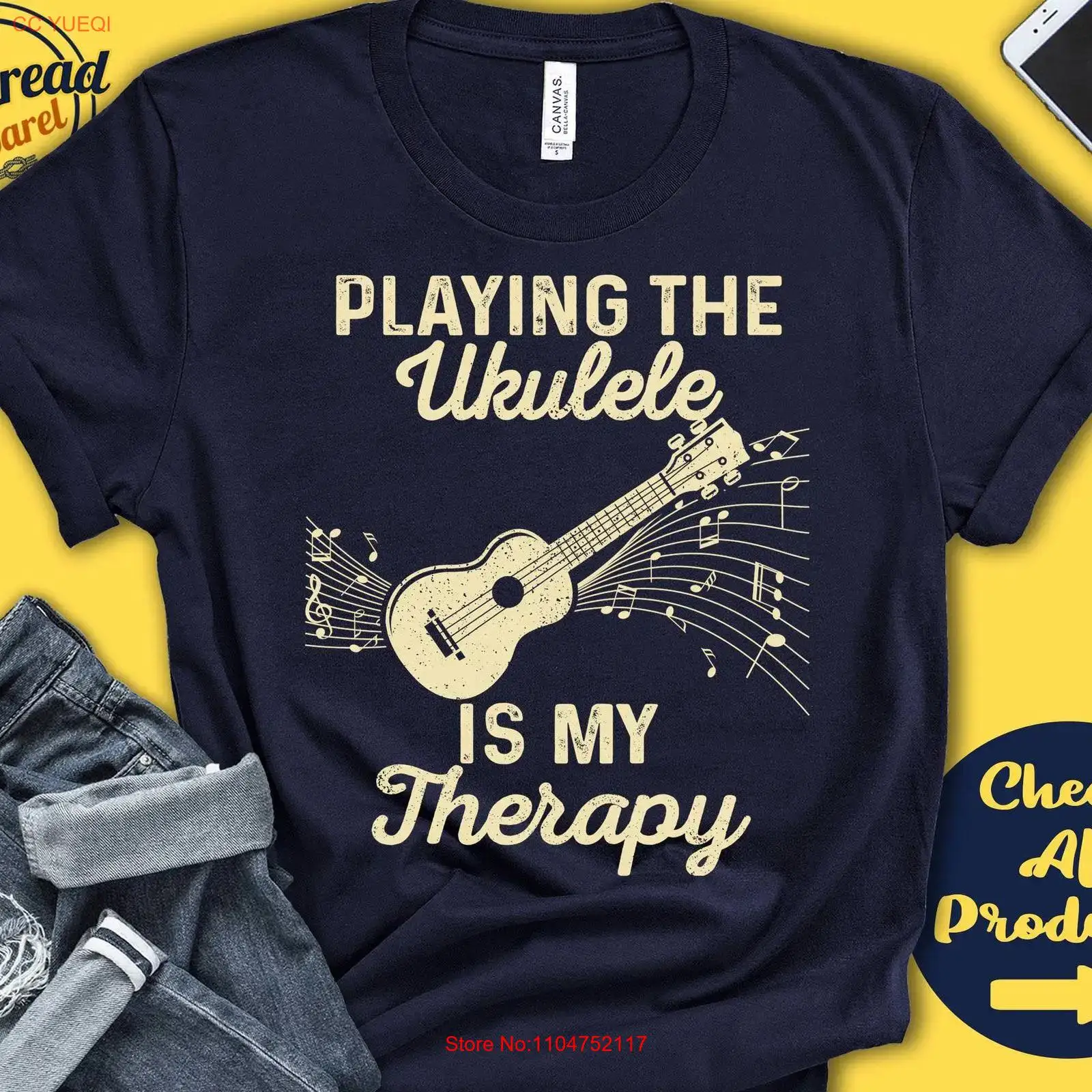 Camiseta para jugador de ukele - Musical Instrument Hawaii reseña y precio