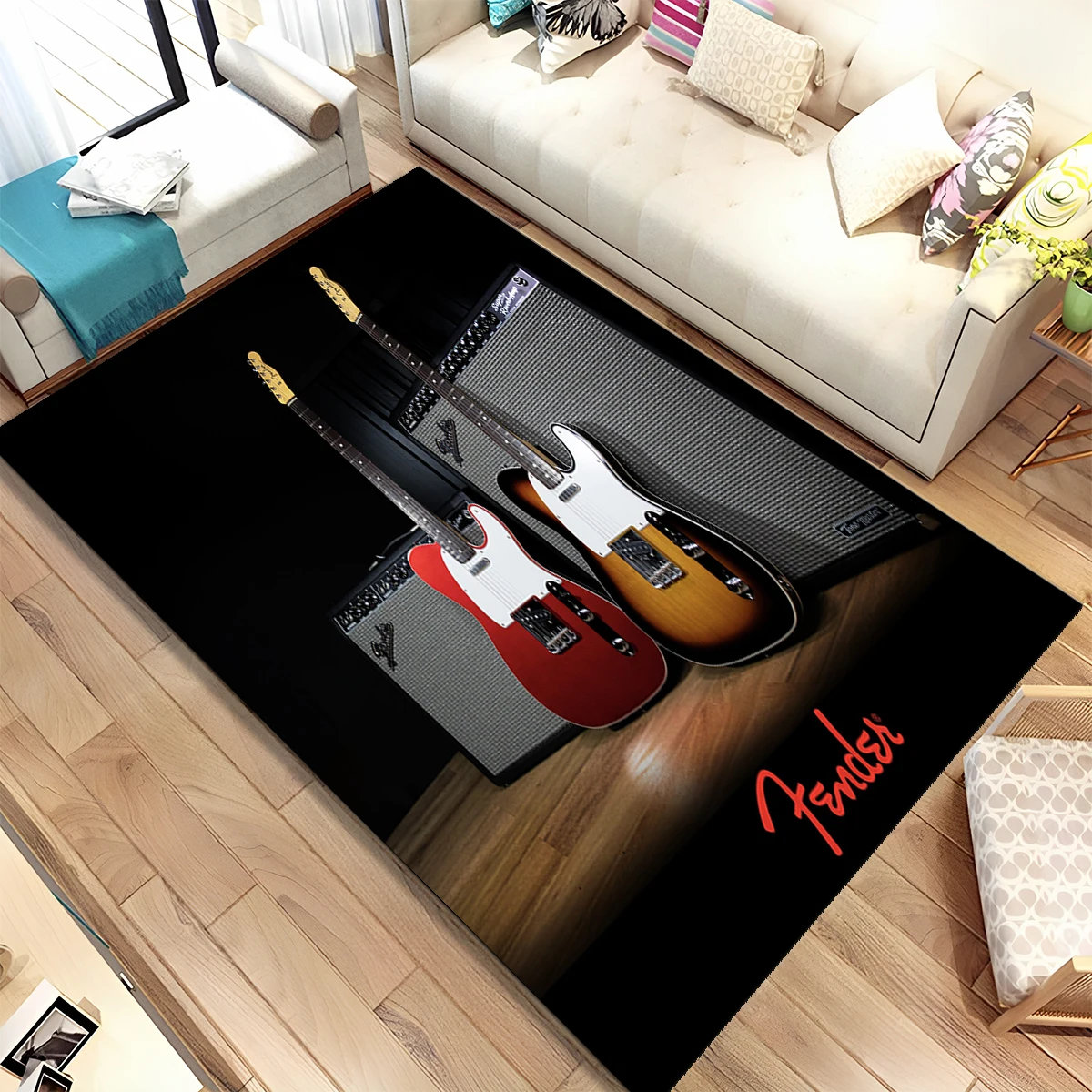 Alfombra 3D con Diseño de Guit - Musical Instrument Online reseña y precio