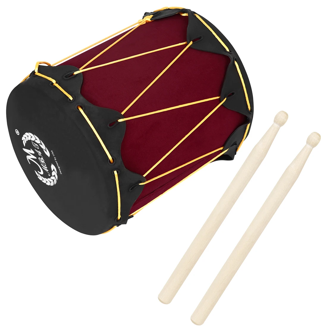 Tambourín de piel de goma dobl - Musical Instrument Indian reseña y precio