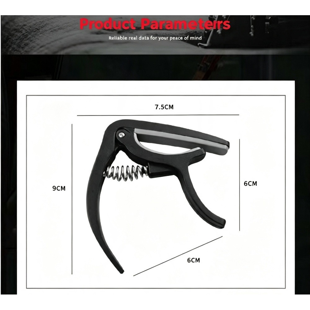 Capo de guitarra 2 en 1 con ex - Musical Instrument Types reseña y precio