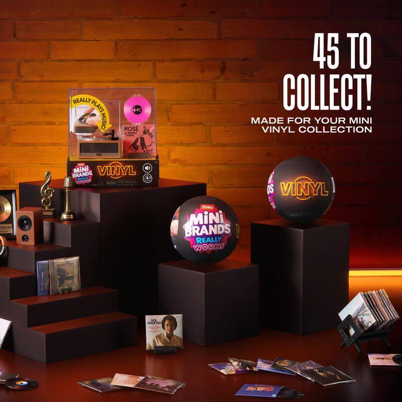 Mini Brands Vinyl Really Works - Musical Instrument Brands reseña y precio