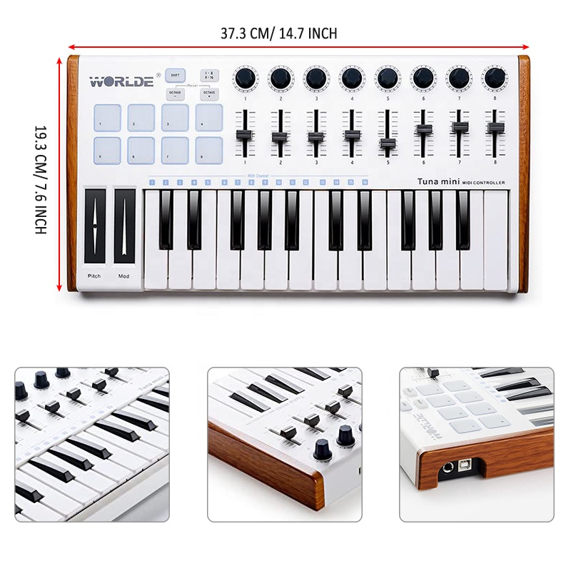 Marca 8 codificadores Faders U - Musical Instrument Brands reseña y precio