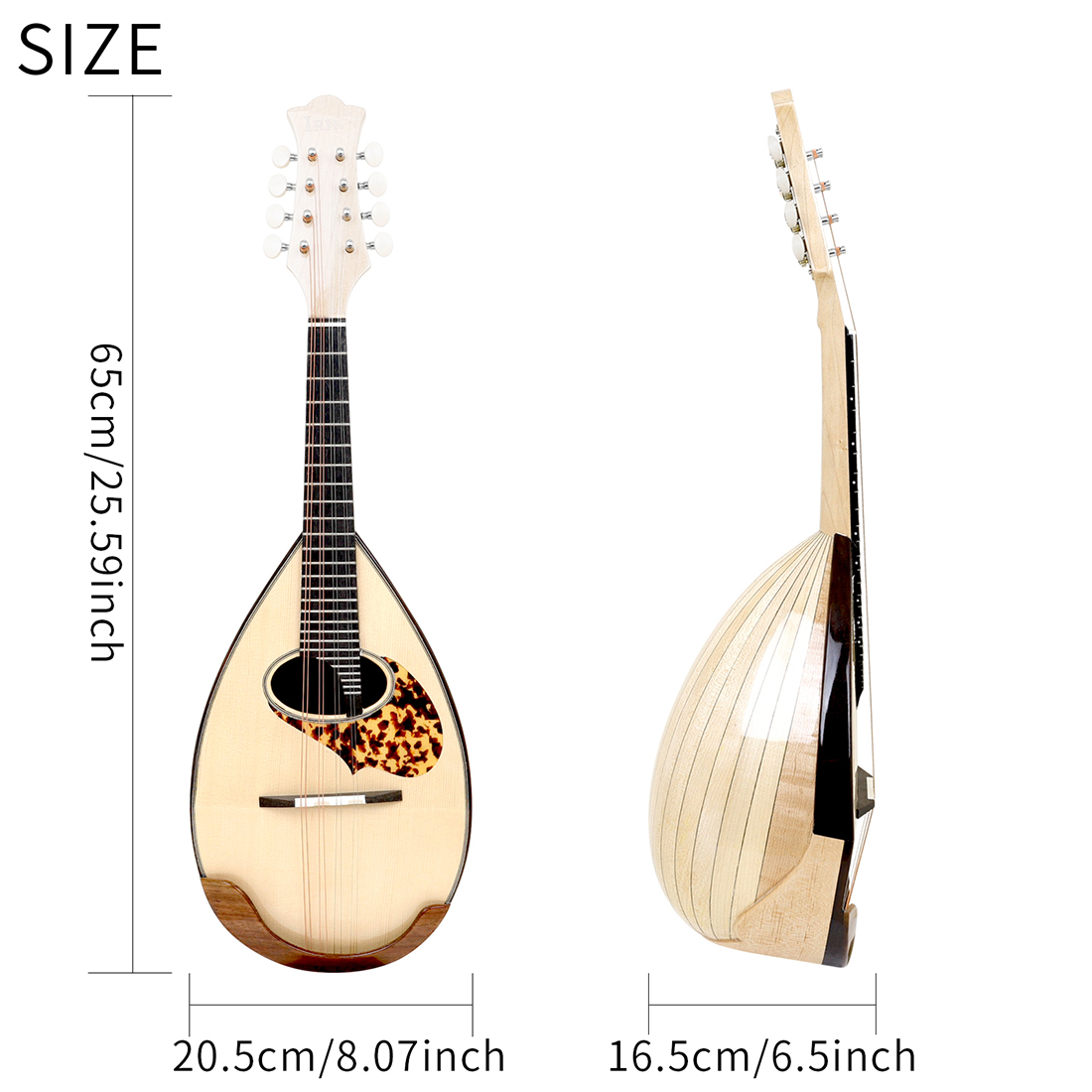 Mandolina IRIN MD-60 de Arce J - Musical Instrument Mandolin reseña y precio