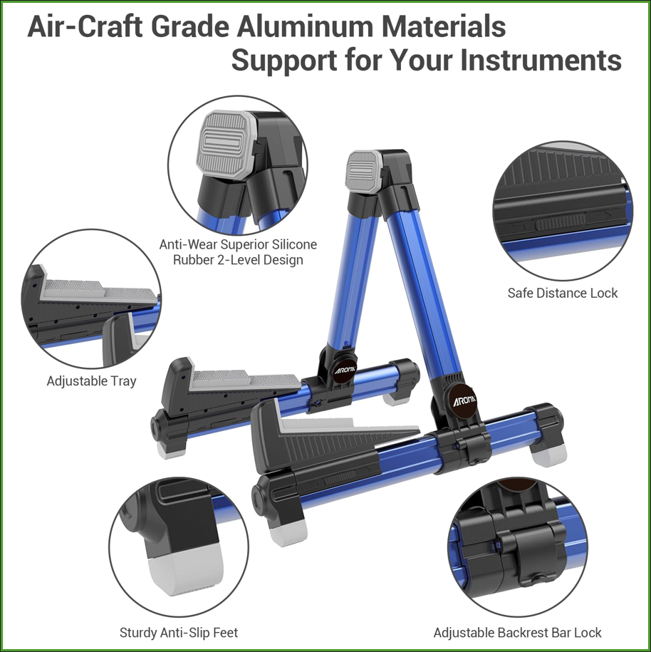 Soporte Plegable de Aluminio p - Musical Instrument Types reseña y precio