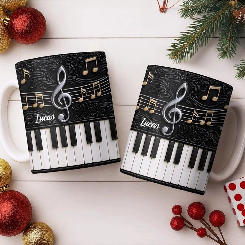 Taza de Cerámica con Forma de  - Musical Instrument With Names reseña y precio