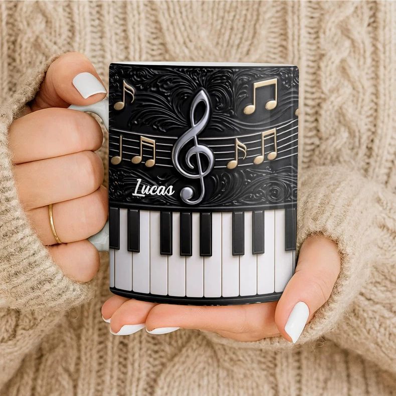 Taza de Cerámica con Forma de  - Musical Instrument With Names reseña y precio