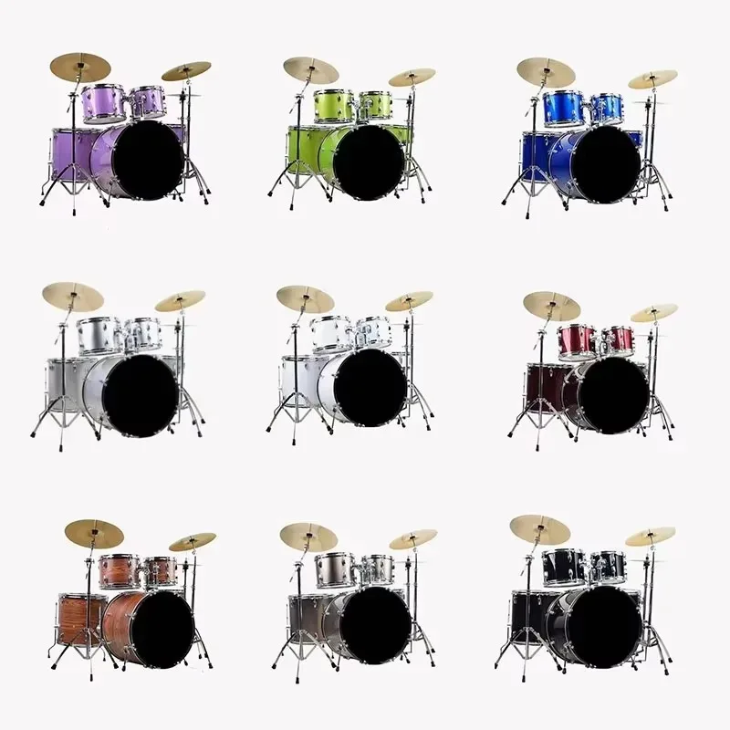 Juego de Batería Aiersi de 5 P - Musical Instrument Brands reseña y precio