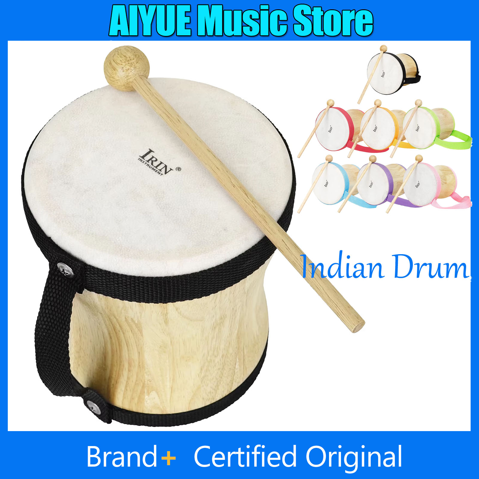 Tambor indio IRIN, tambor de m - Musical Instrument Indian reseña y precio